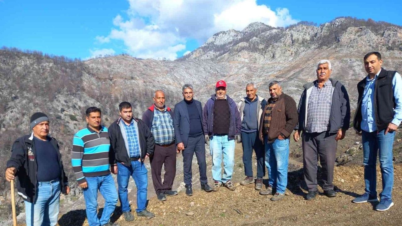 MHP Köyceğiz İlçe Teşkilatı Kızılçam Tohumu ekim faaliyetine katıldı