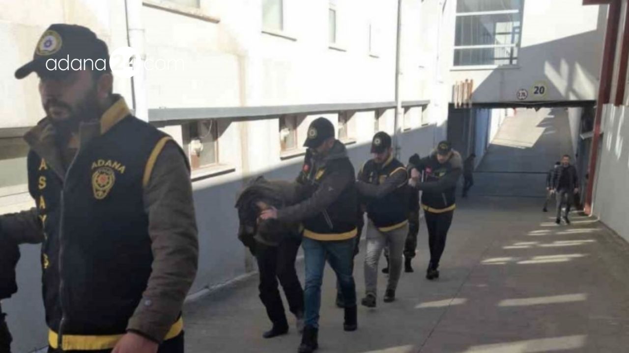 Adana'da boş bina ve dükkanlardan malzeme çalan 10 hırsız tutuklandı
