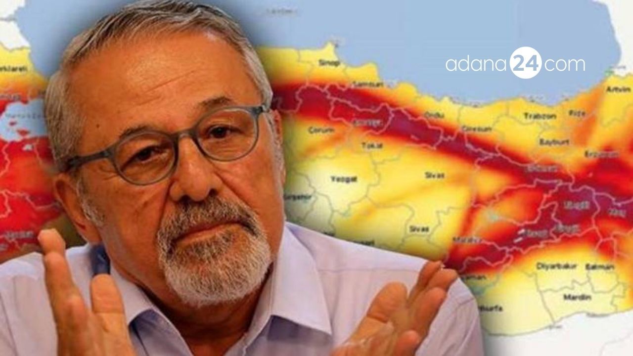 Naci Görür "Sırada Adana depremi var" demişti: İşte Adana ilçe ilçe risk haritası ve fay hatları!