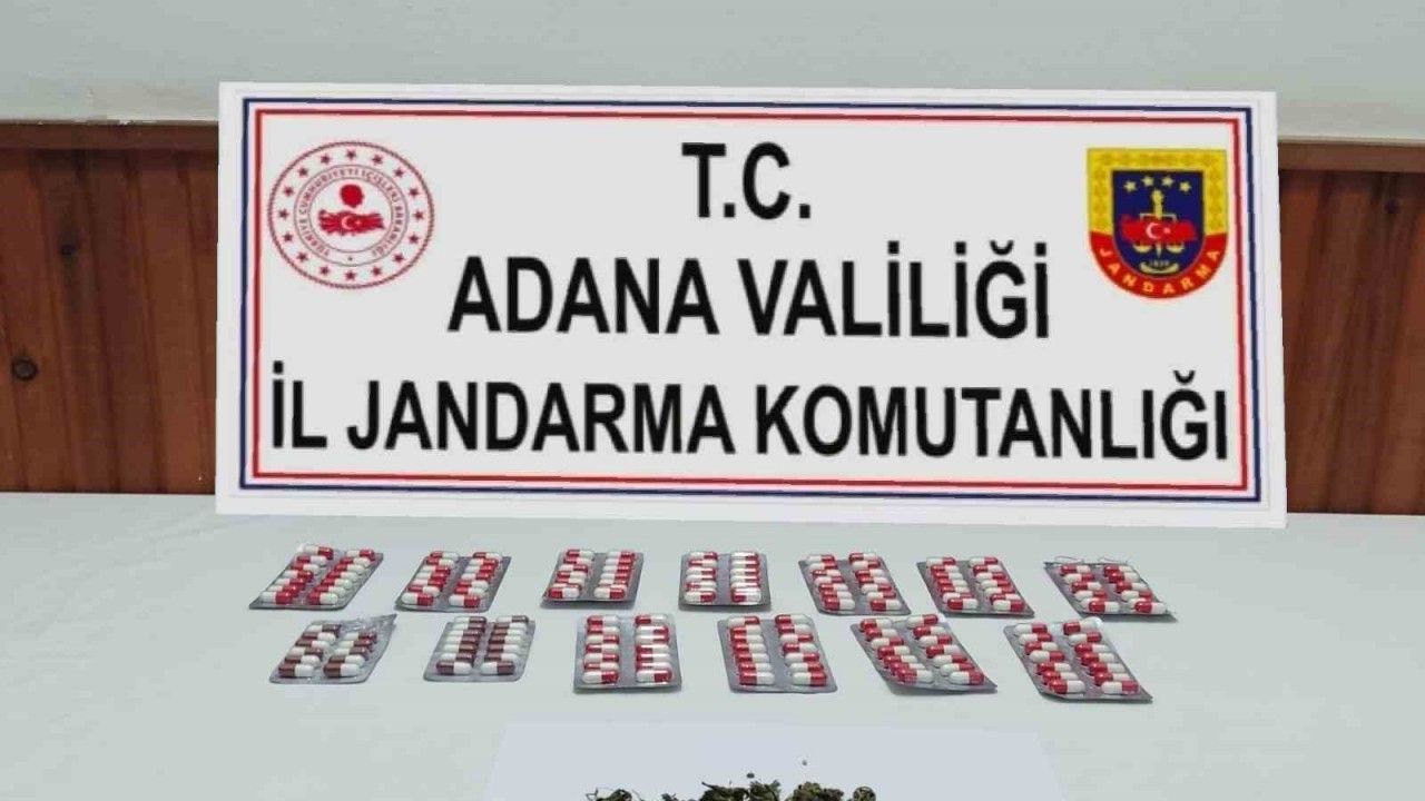 Adana’da 177 adet uyuşturucu hap ele geçirildi