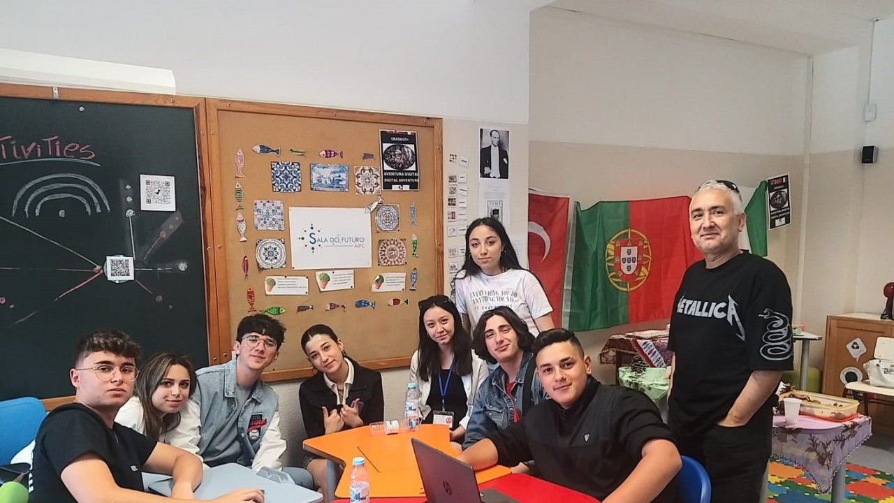MTAL öğrencileri, Erasmus Projesi için Portekiz’e gitti