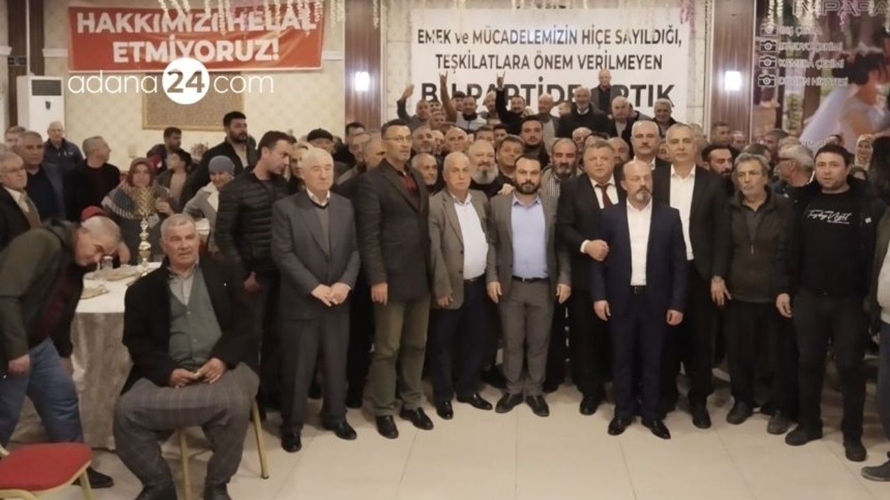 Adana'da İYİ Parti ilçe teşkilatında bin kişi topluca istifa etti! İşte detaylar...