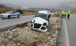 Burdur’da refüje çıkıp takla atan aracın sürücüsü hayatını kaybetti