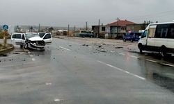 Edirne’de zincirleme kaza: 2 yaralı