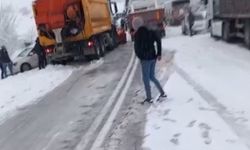 Kütahya’da kar yağışı etkili oldu, trafikte aksamalar yaşandı