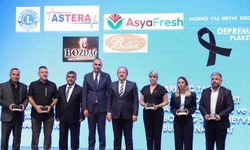Akdeniz’den en fazla yaş meyve ve sebze ihracı yapan firmalara ödül