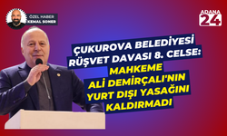 Çukurova Belediyesi rüşvet davası 8. celse: Mahkeme Ali Demirçalı'nın yurt dışı yasağını kaldırmadı