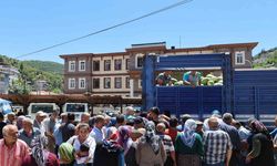 20 ton karpuz ücretsiz dağıtıldı