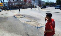 Toza halı da çare olmayınca vatandaş bu kez de sulamaya başladı