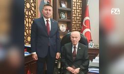 Bekir Şimşek'ten Devlet Bahçeli'ye ziyaret