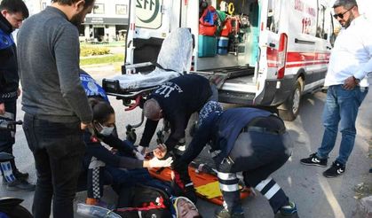 Aksaray’da motosiklet ile otomobil çarpıştı: 1 yaralı