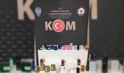 Kırıkkale’de kaçak parfüm operasyonu: 1 gözaltı