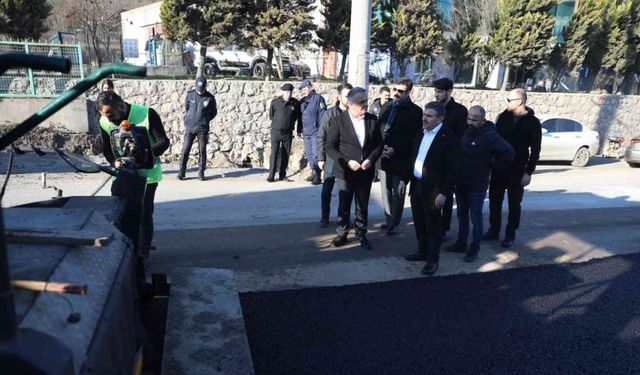 Gümüşova OSB yolu asfaltlandı