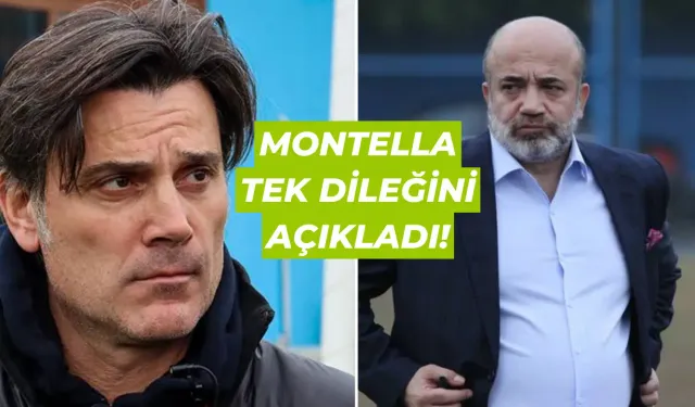 Adana Demirspor'da istifa iddiaları sonrasında Murat Sancak'a Vincenzo Montella tek dileğini açıkladı!