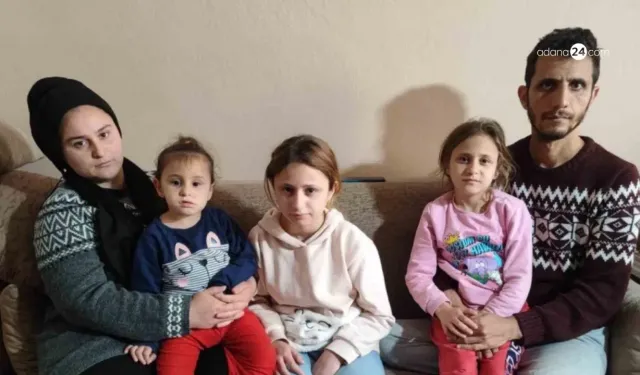 Adana'da ailesi evden çıkartıldığı için okula gidemeyen kız çocuğu gözyaşlarına boğuldu