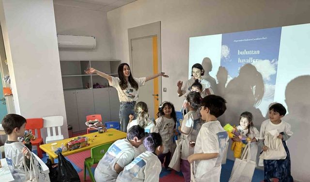 Depremden etkilenen farklı yaş gruplarından çocuklar için etkinlik düzenlendi