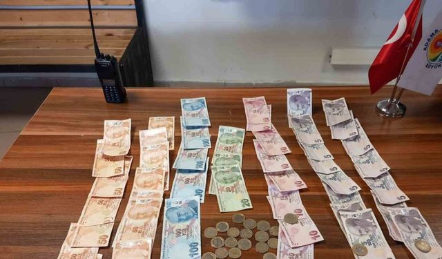 Adana’da 3 saat dilenen şahsın üzerinden bin 385 lira çıktı