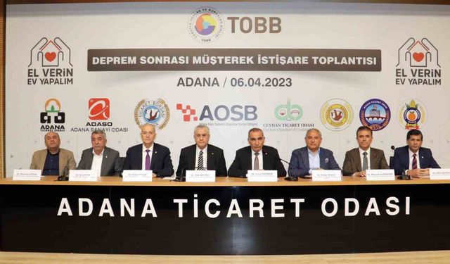 Konut seferberliğine Adana iş dünyasından tam destek