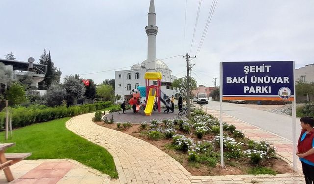 Şehit Baki Ünüvar Parkı çocukların hizmetine sunuldu