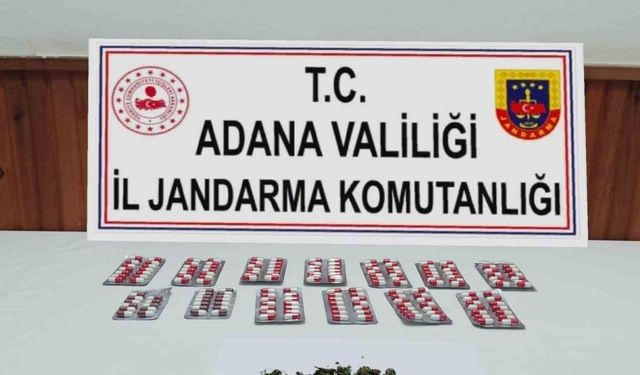 Adana’da 177 adet uyuşturucu hap ele geçirildi