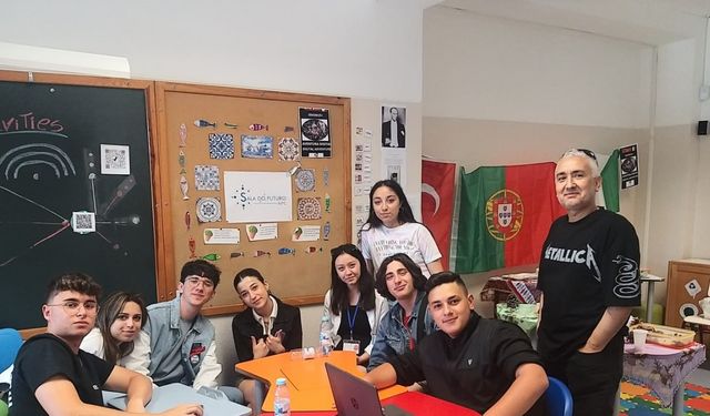 MTAL öğrencileri, Erasmus Projesi için Portekiz’e gitti