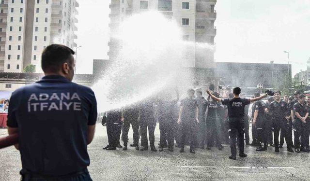 Adana’da 70 itfaiye eri memuru yemin ederek göreve başladı