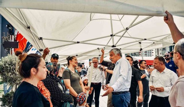 Sarıçam’da portatif havuz açıldı