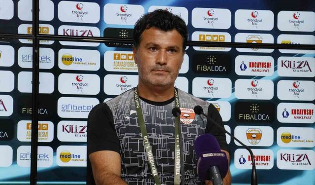 Adanaspor Yardımcı Antrenörü Fatih Kavlak: "Kazandığımız için çok mutluyuz"