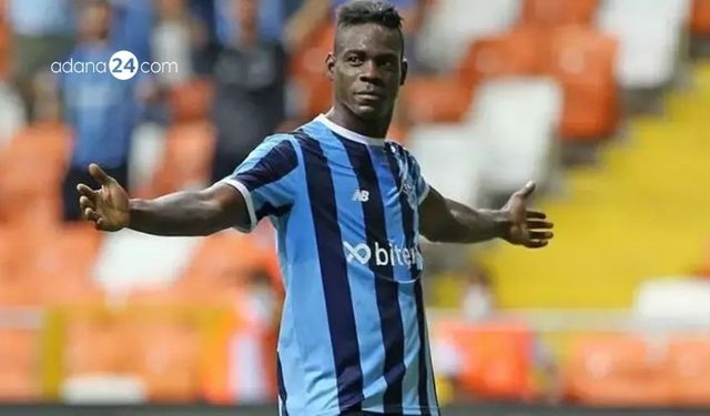 Adana Demirspor'ın yıldızı Mario Balotelli: "Gidiyorum"