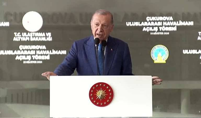 Erdoğan "Adana Şakirpaşa Havalimanı kapatılmayacak, eğitim pistiyle bölgeye hizmet verecek"