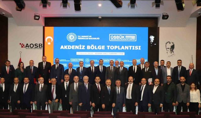 AOSB’de “Akdeniz Bölgesi Sanayi Zirvesi”