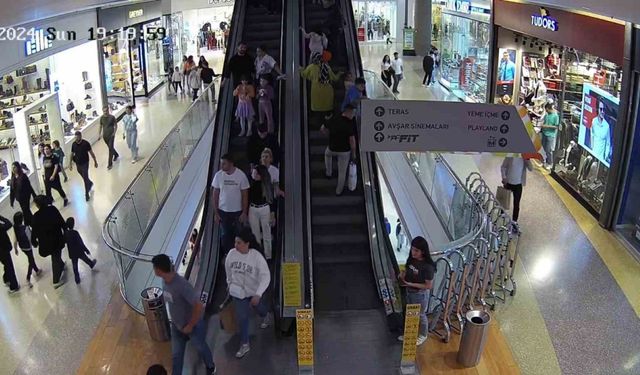 Adana Optimum AVM’deki yankesicilik anları