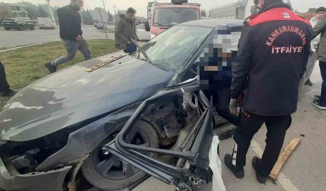 Kahramanmaraş’ta trafik kazası: 2 yaralı