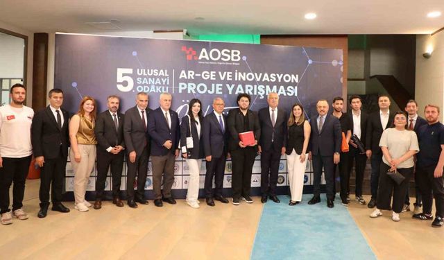 AOSB 5. Ulusal Ar-Ge ve İnovasyon Yarışmasının ödülleri sahiplerini buldu