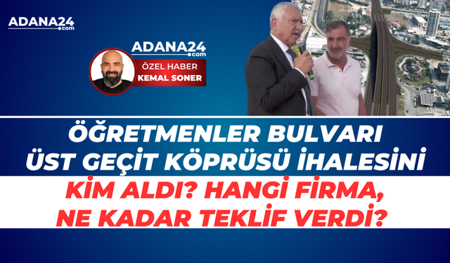Öğretmenler Bulvarı Üst Geçit Köprüsü ihalesini kim aldı? Hangi firma, ne kadar teklif verdi?
