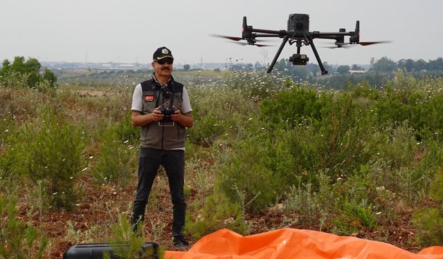 Adana’da ormanlar uçan gözle denetime alındı