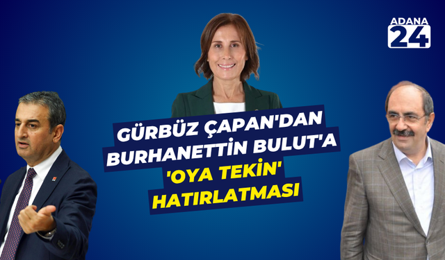 Gürbüz Çapan'dan Burhanettin Bulut'a 'Oya Tekin' Hatırlatması