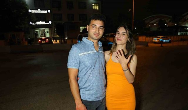 Adanalı gencin evlilik teklifi, şehri karıştırdı: En mutlu günleri karakolda bitti