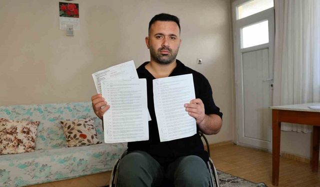 İş kazası sonucu felç kaldı, kazandığı 15 milyonluk tazminatı 6 yıldır alamadı