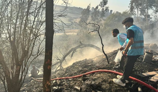 Ülkü Ocakları Çukurova İlçe Başkanlığı’ndan 100. Yıldaki Orman Yangınına Müdahale