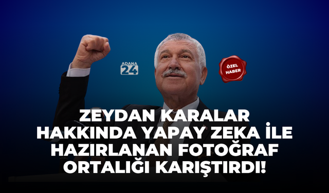 Zeydan Karalar hakkında yapay zeka ile hazırlanan fotoğraf ortalığı karıştırdı!