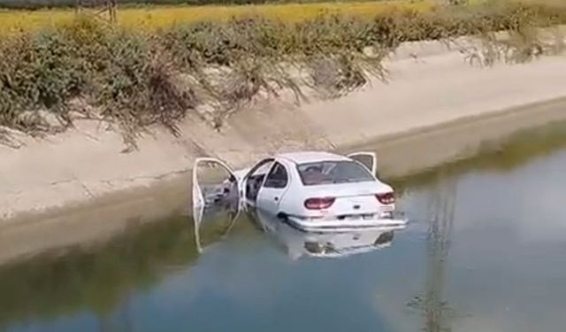 Adana’da otomobil sulama kanalına devrildi: 1 ölü, 2 yaralı