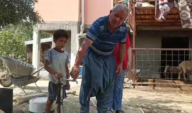 Üç aydır evlerine içme suyu hattı çekilmesini bekleyen köylülerin 5 gündür de suyu kesik