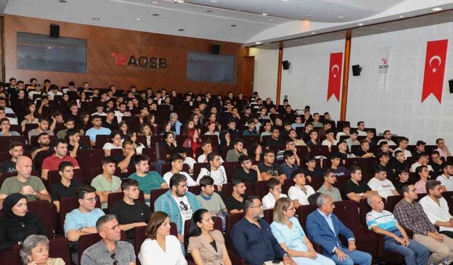 AOSB Başkanı Sütcü," Başarı, sürekli öğrenmek ve kendini geliştirmekten geçer"