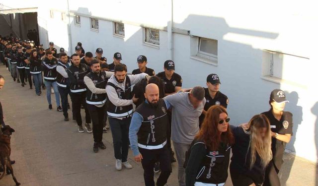 Cinayetlere karışan "Bayğaralar" çetesinde 96 şüpheli tutuklandı