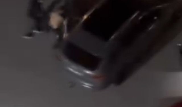 Komşuların yumruklu kavgası kamerada