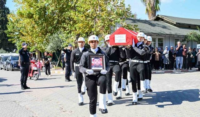 Yangında ölen polis memuru Adana’da toprağa verildi