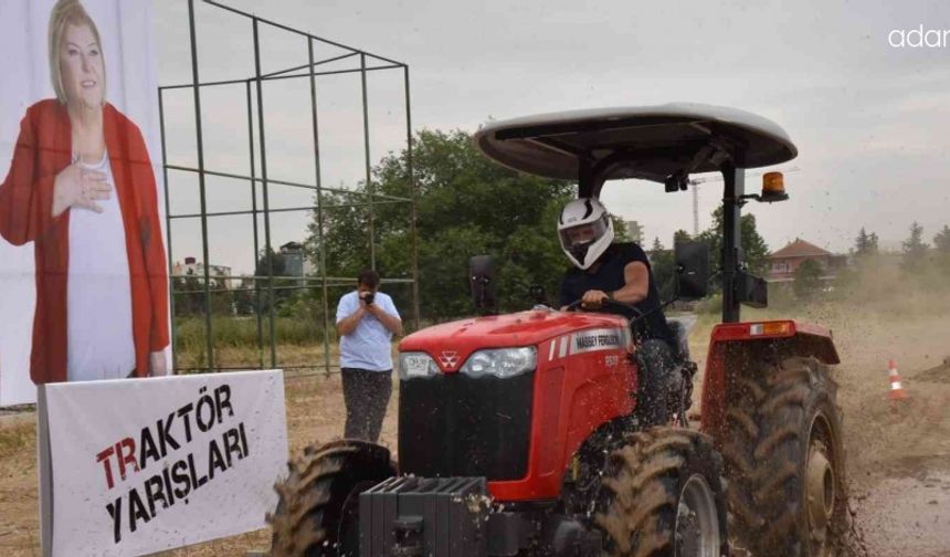 Ceyhan’da traktör yarışı heyecanı yaşandı