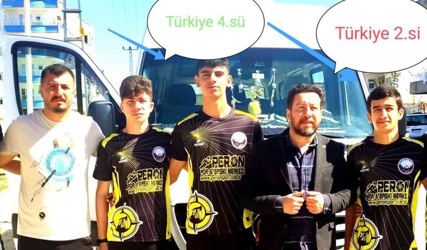 Batmanlı Enes, ilk defa katıldığı Oryantiring Şampiyonası’nda Türkiye ikincisi oldu