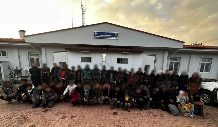 Gaziantep’te 59 düzensiz göçmen yakalandı